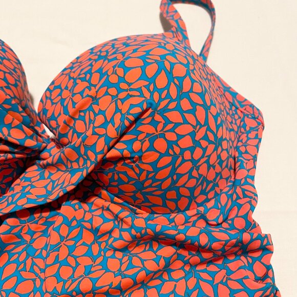 Moontide Wrap U/W Bathing Suit One Piece Womens Size 10 34F - Picture 2 of 10